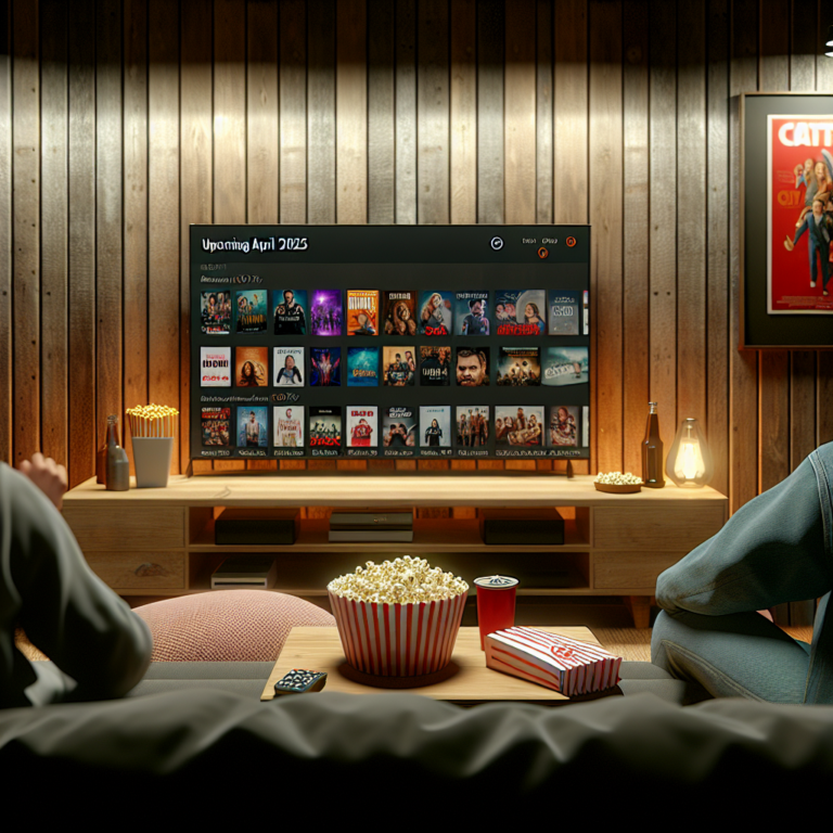 Top New Movies and TV Shows Streaming in April 2025